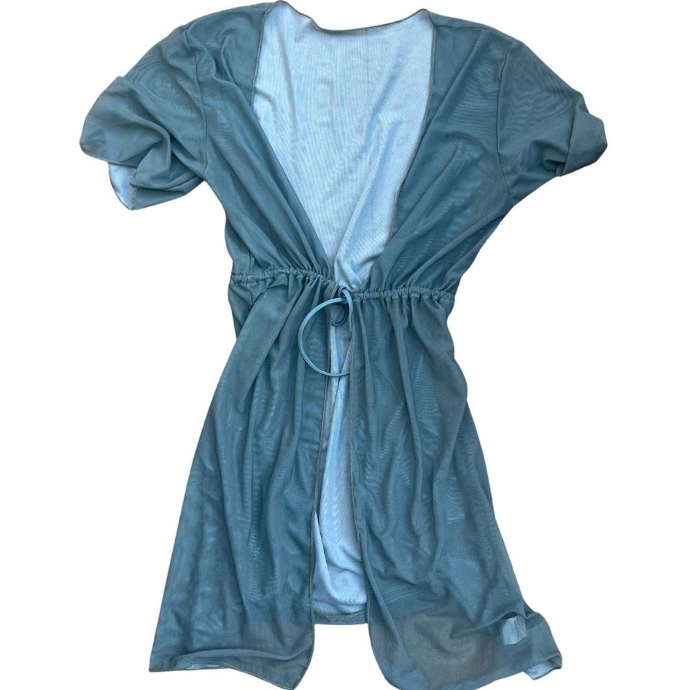 Womens Blue and Green Dress